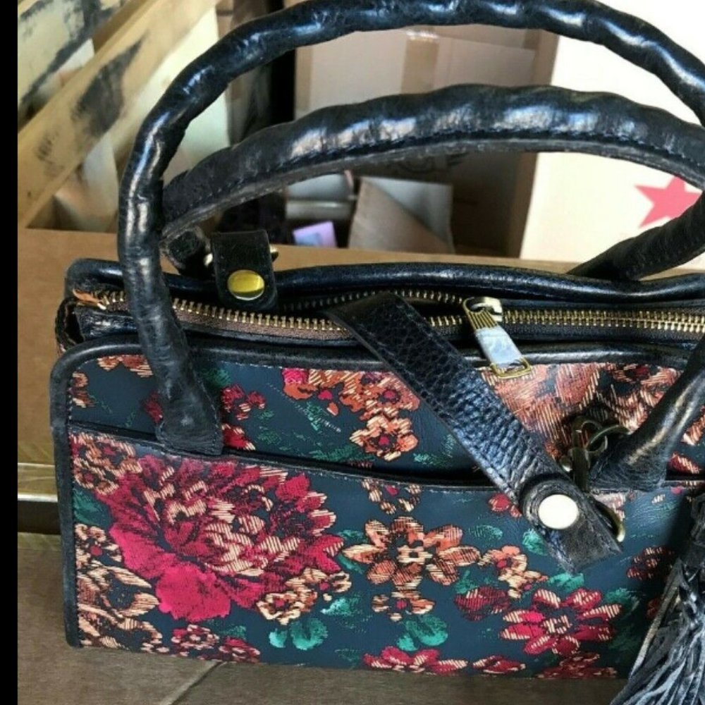 Patricia  Nash Fall Tapestry Hand Bag